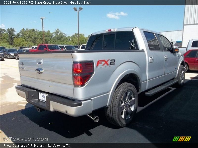 Ingot Silver Metallic / Black 2013 Ford F150 FX2 SuperCrew