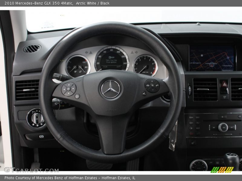 Arctic White / Black 2010 Mercedes-Benz GLK 350 4Matic