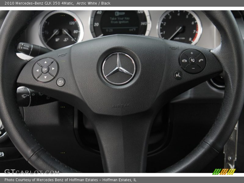 Arctic White / Black 2010 Mercedes-Benz GLK 350 4Matic