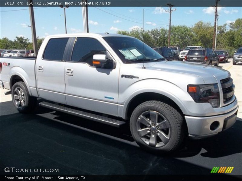 Ingot Silver Metallic / Black 2013 Ford F150 FX2 SuperCrew