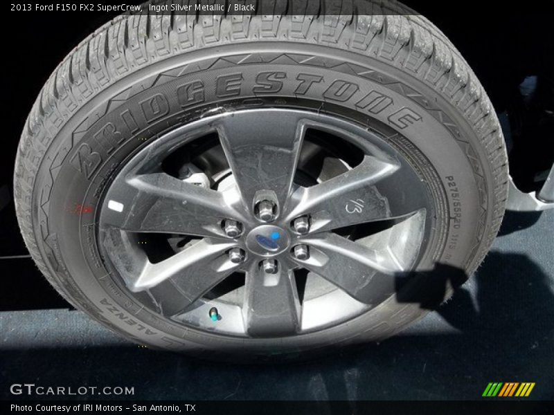 Ingot Silver Metallic / Black 2013 Ford F150 FX2 SuperCrew