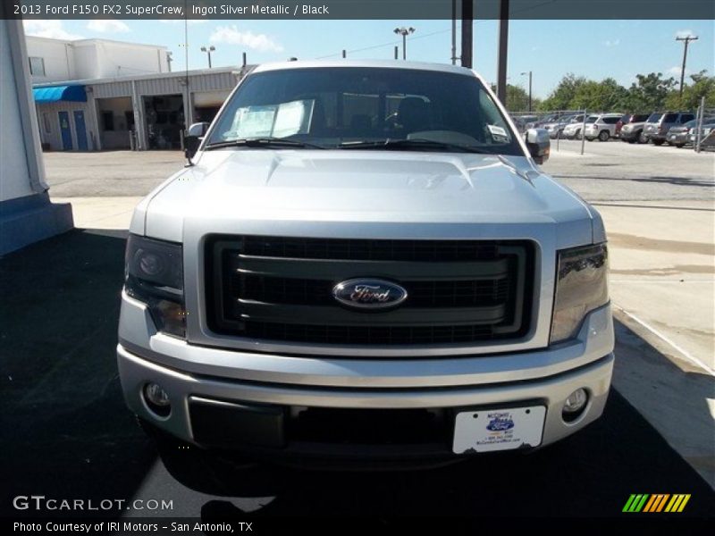 Ingot Silver Metallic / Black 2013 Ford F150 FX2 SuperCrew