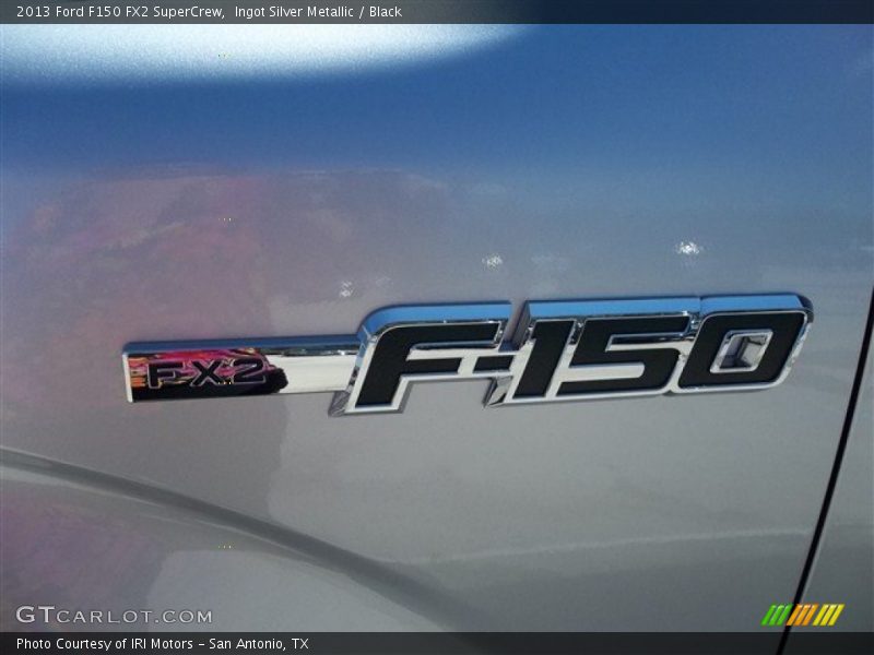 Ingot Silver Metallic / Black 2013 Ford F150 FX2 SuperCrew