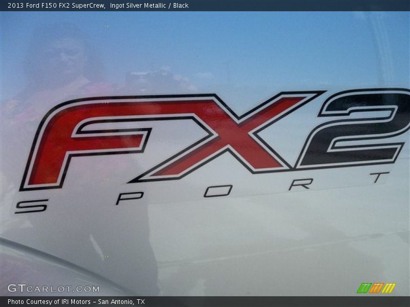 Ingot Silver Metallic / Black 2013 Ford F150 FX2 SuperCrew