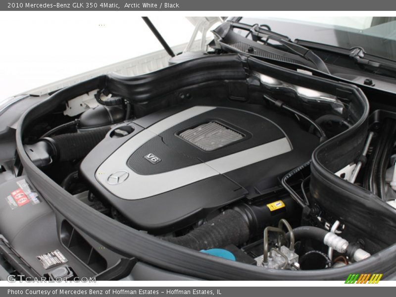 Arctic White / Black 2010 Mercedes-Benz GLK 350 4Matic