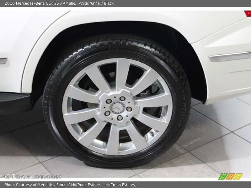 Arctic White / Black 2010 Mercedes-Benz GLK 350 4Matic