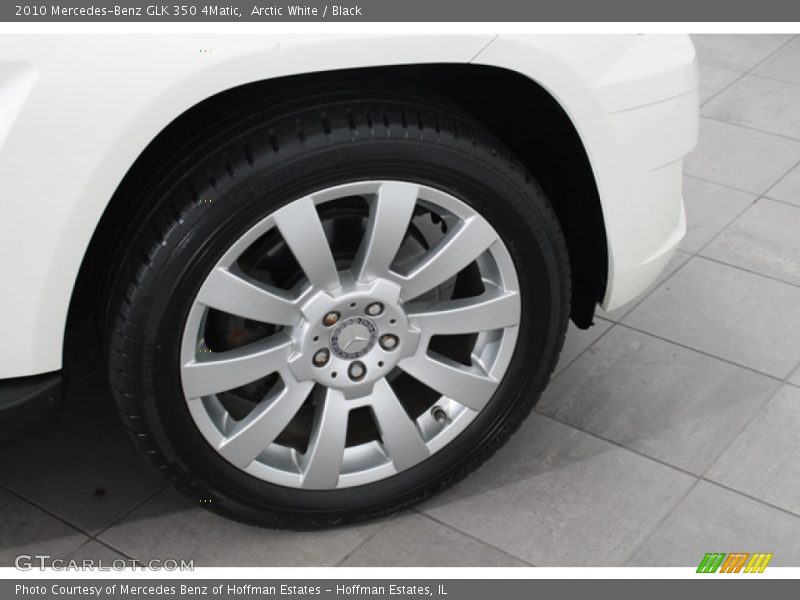 Arctic White / Black 2010 Mercedes-Benz GLK 350 4Matic