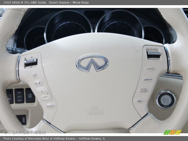 Controls of 2009 M 35x AWD Sedan