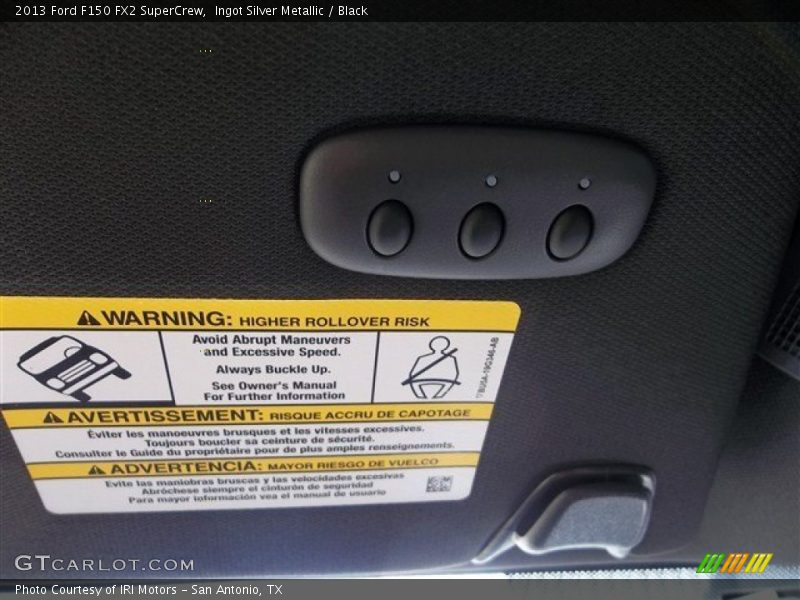 Ingot Silver Metallic / Black 2013 Ford F150 FX2 SuperCrew