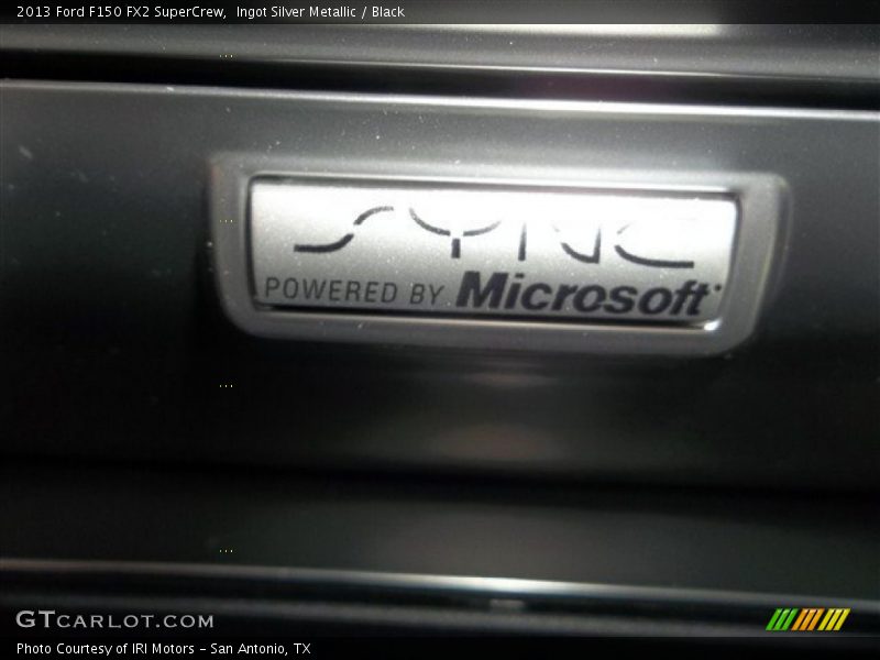 Ingot Silver Metallic / Black 2013 Ford F150 FX2 SuperCrew