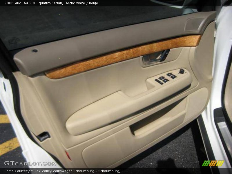 Arctic White / Beige 2006 Audi A4 2.0T quattro Sedan