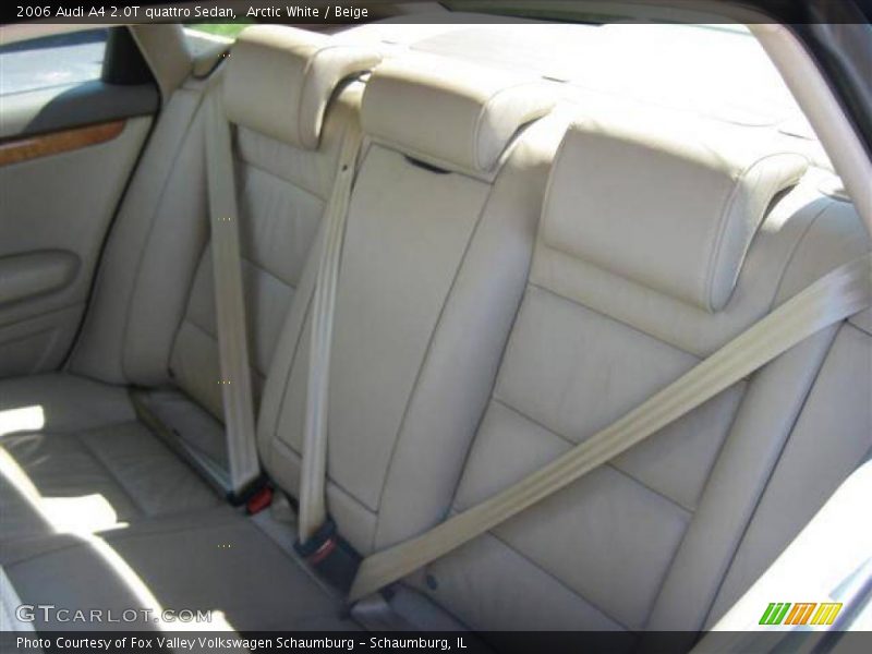 Arctic White / Beige 2006 Audi A4 2.0T quattro Sedan