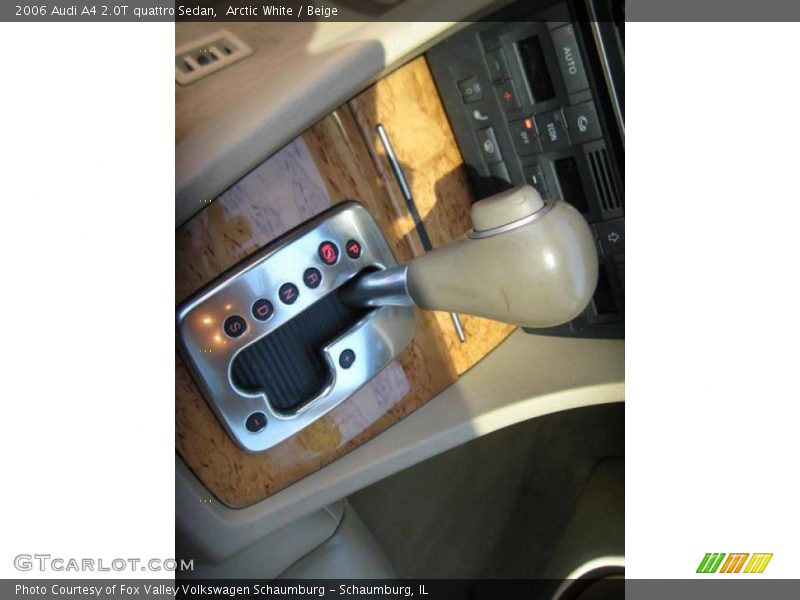 Arctic White / Beige 2006 Audi A4 2.0T quattro Sedan