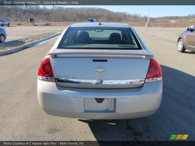 Gold Mist Metallic / Gray 2009 Chevrolet Impala LT