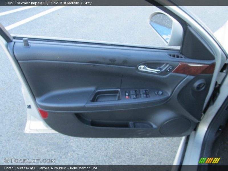 Gold Mist Metallic / Gray 2009 Chevrolet Impala LT