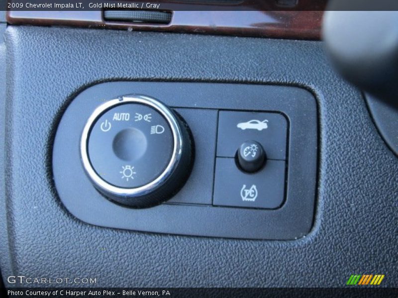 Gold Mist Metallic / Gray 2009 Chevrolet Impala LT