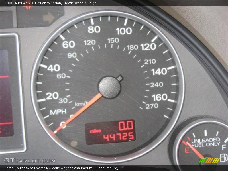 Arctic White / Beige 2006 Audi A4 2.0T quattro Sedan