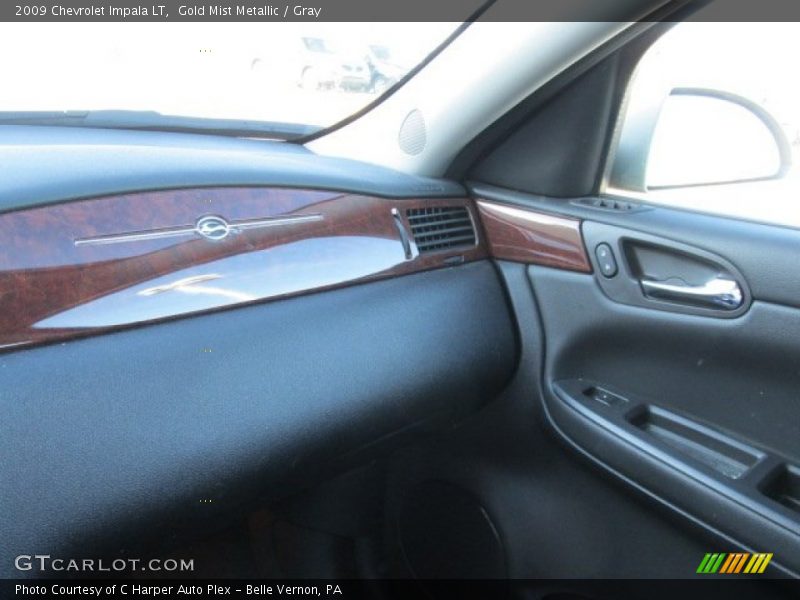 Gold Mist Metallic / Gray 2009 Chevrolet Impala LT