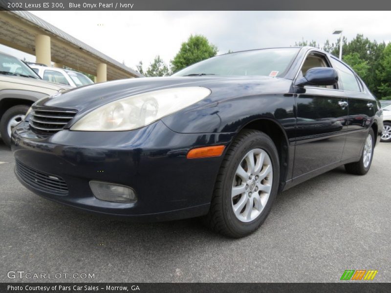 Blue Onyx Pearl / Ivory 2002 Lexus ES 300