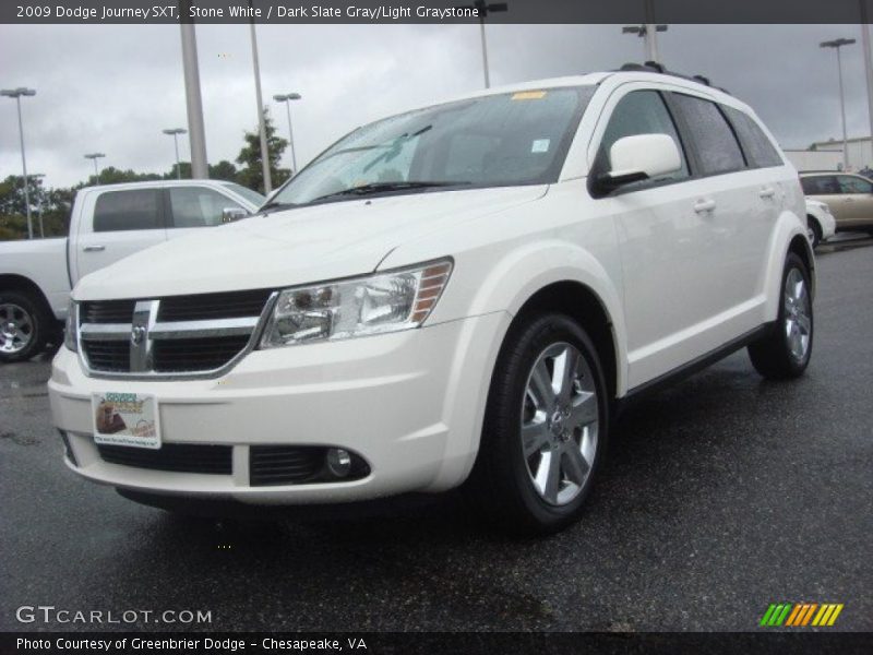 Stone White / Dark Slate Gray/Light Graystone 2009 Dodge Journey SXT