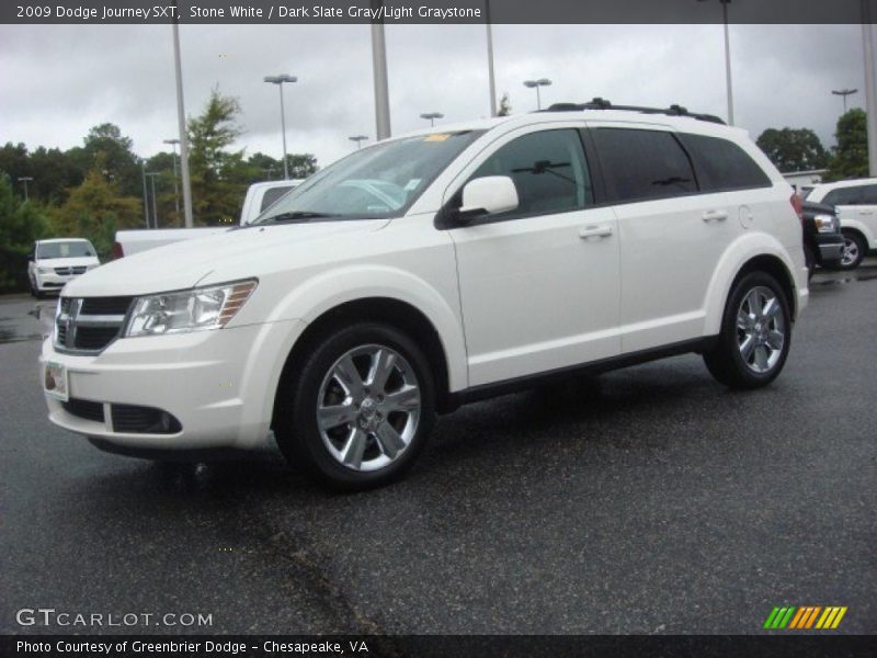 Stone White / Dark Slate Gray/Light Graystone 2009 Dodge Journey SXT