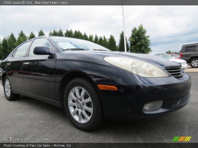 Blue Onyx Pearl / Ivory 2002 Lexus ES 300