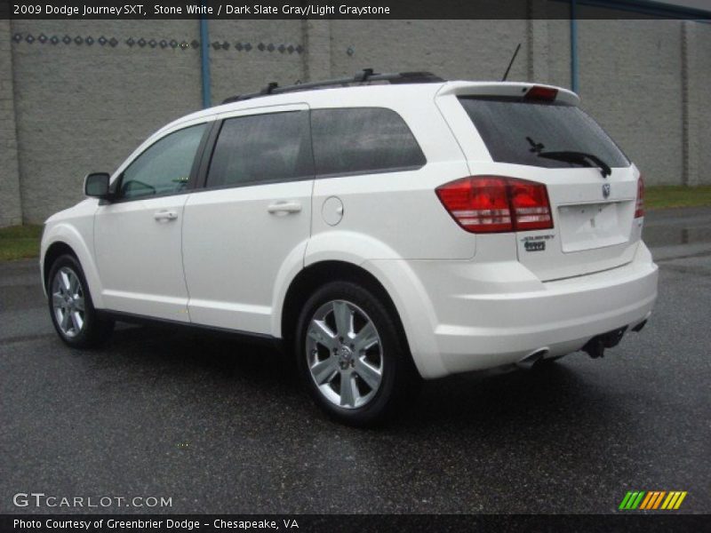 Stone White / Dark Slate Gray/Light Graystone 2009 Dodge Journey SXT