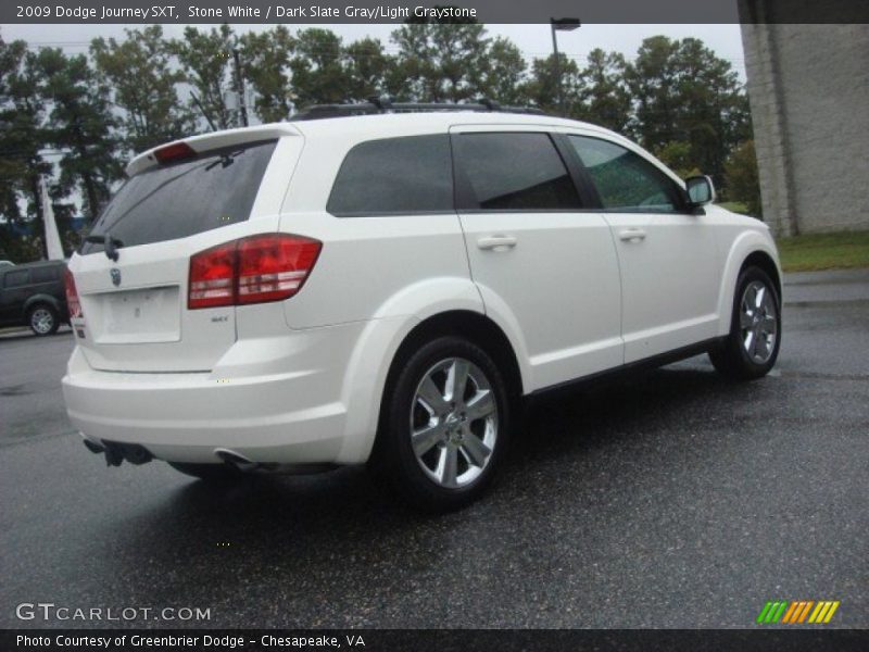 Stone White / Dark Slate Gray/Light Graystone 2009 Dodge Journey SXT