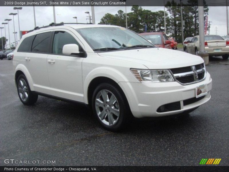 Stone White / Dark Slate Gray/Light Graystone 2009 Dodge Journey SXT