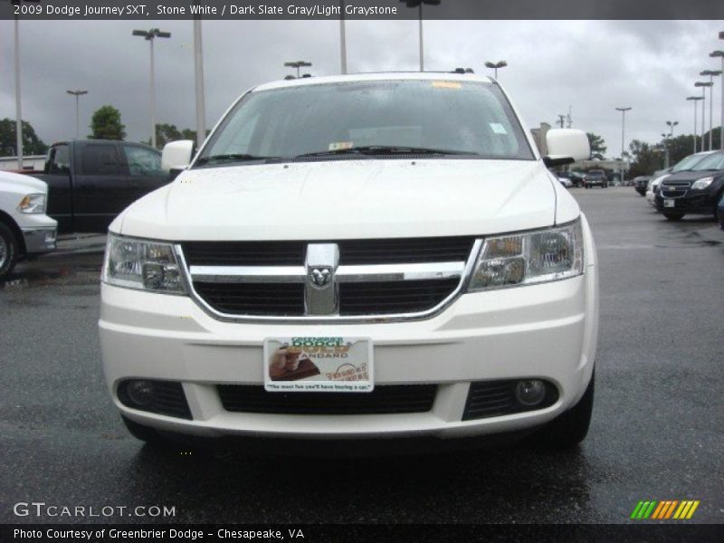 Stone White / Dark Slate Gray/Light Graystone 2009 Dodge Journey SXT