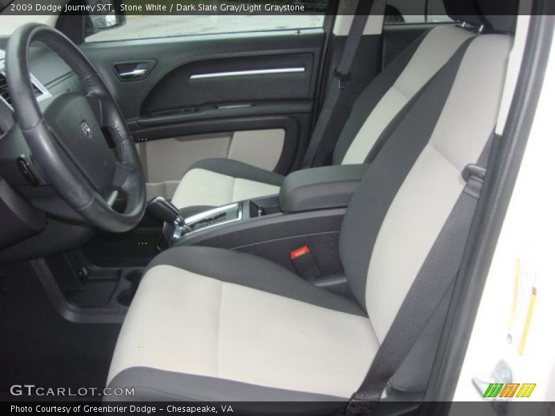 Stone White / Dark Slate Gray/Light Graystone 2009 Dodge Journey SXT