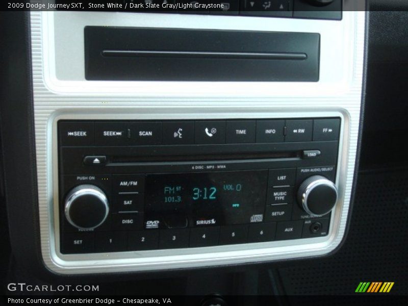 Stone White / Dark Slate Gray/Light Graystone 2009 Dodge Journey SXT