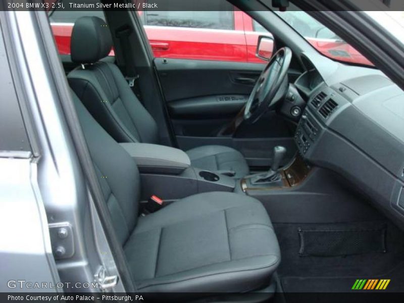 Titanium Silver Metallic / Black 2004 BMW X3 2.5i