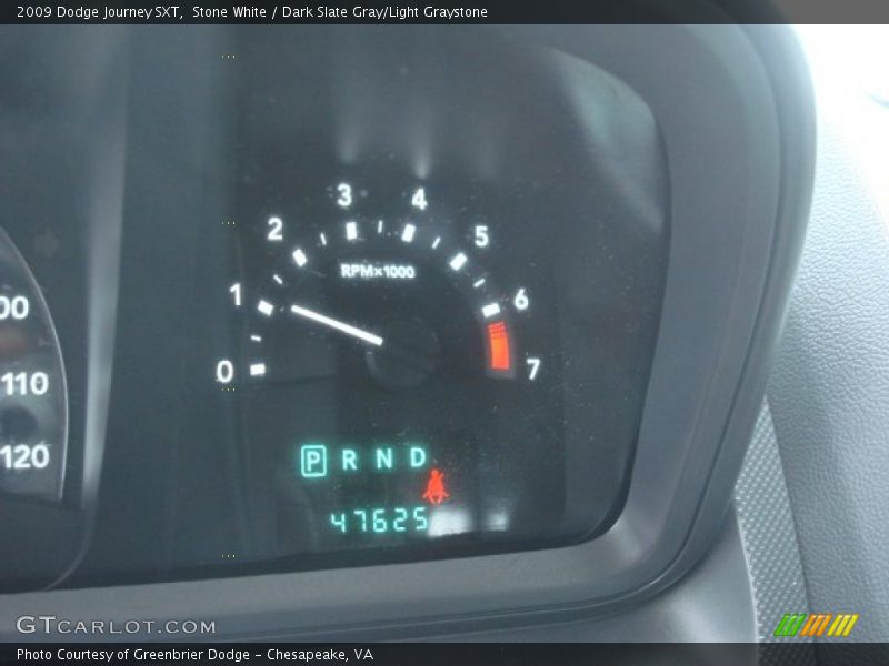 Stone White / Dark Slate Gray/Light Graystone 2009 Dodge Journey SXT