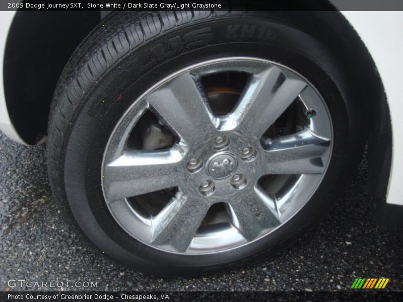 Stone White / Dark Slate Gray/Light Graystone 2009 Dodge Journey SXT