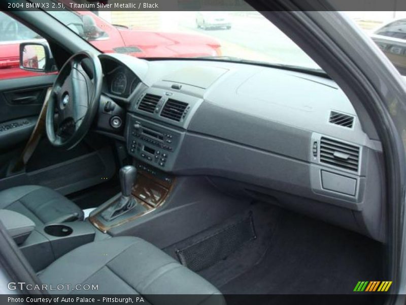 Titanium Silver Metallic / Black 2004 BMW X3 2.5i
