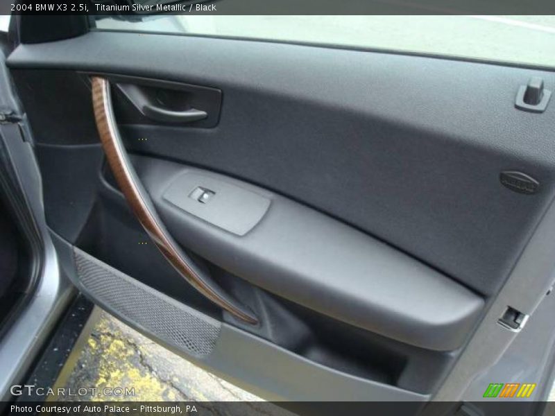 Titanium Silver Metallic / Black 2004 BMW X3 2.5i