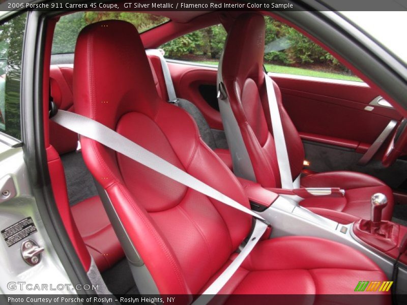  2006 911 Carrera 4S Coupe Flamenco Red Interior Color to Sample Interior