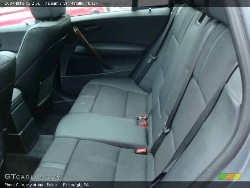 Titanium Silver Metallic / Black 2004 BMW X3 2.5i