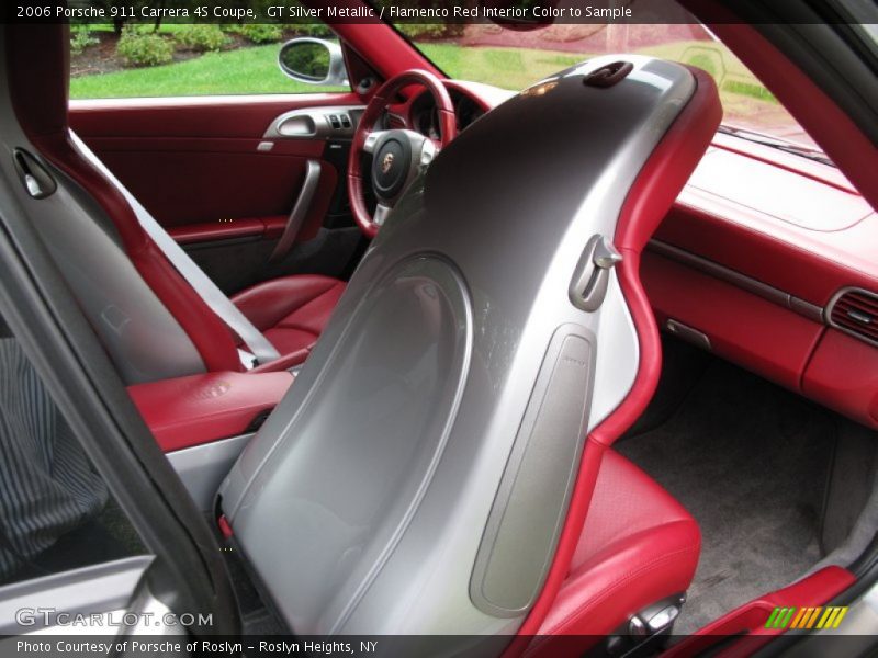  2006 911 Carrera 4S Coupe Flamenco Red Interior Color to Sample Interior
