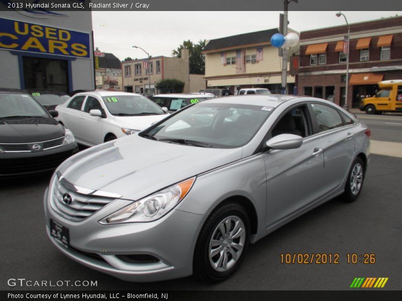 Radiant Silver / Gray 2013 Hyundai Sonata GLS
