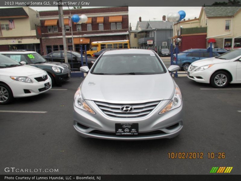 Radiant Silver / Gray 2013 Hyundai Sonata GLS