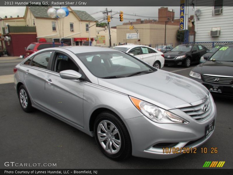 Radiant Silver / Gray 2013 Hyundai Sonata GLS