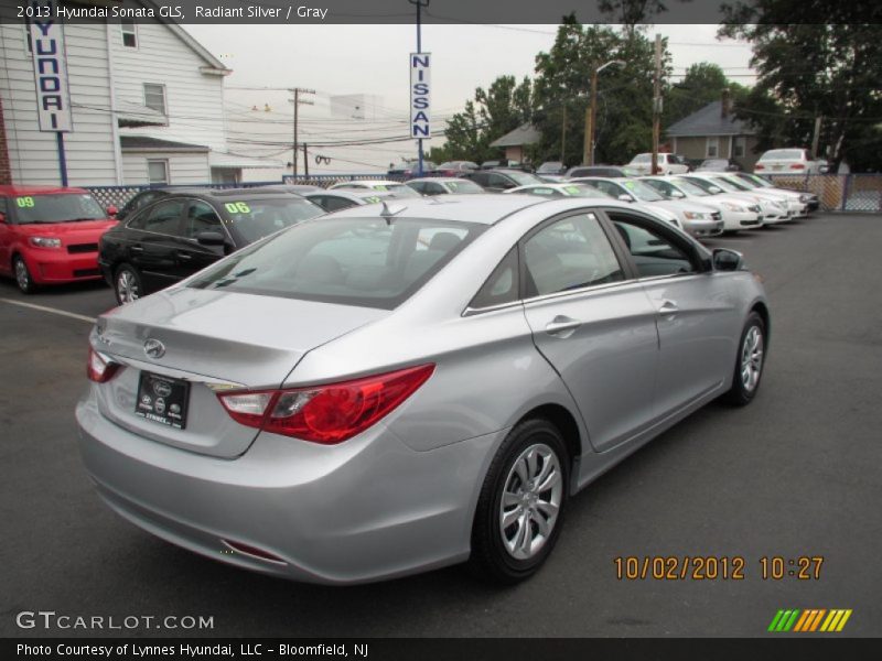 Radiant Silver / Gray 2013 Hyundai Sonata GLS