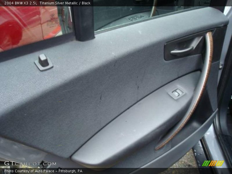 Titanium Silver Metallic / Black 2004 BMW X3 2.5i