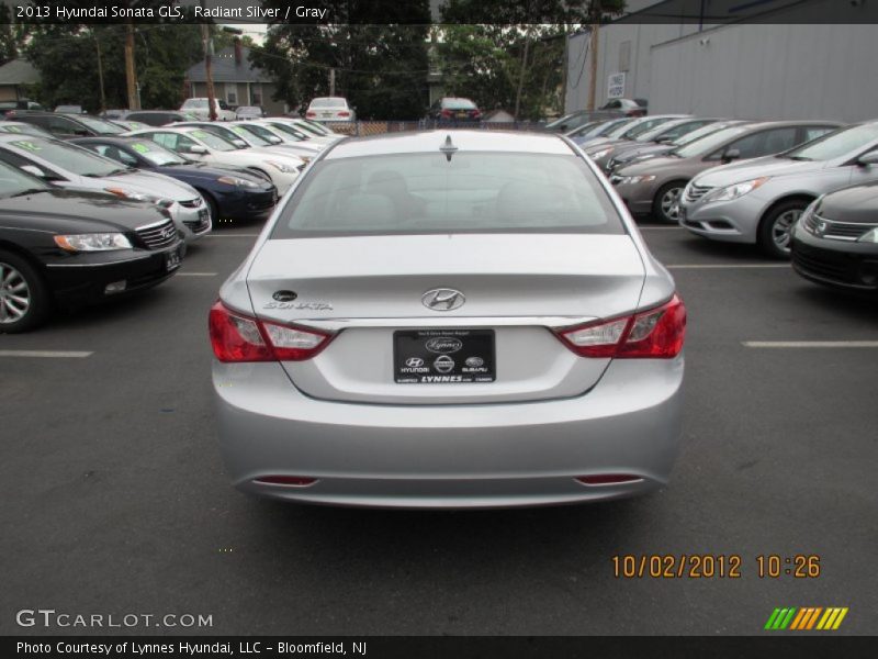 Radiant Silver / Gray 2013 Hyundai Sonata GLS