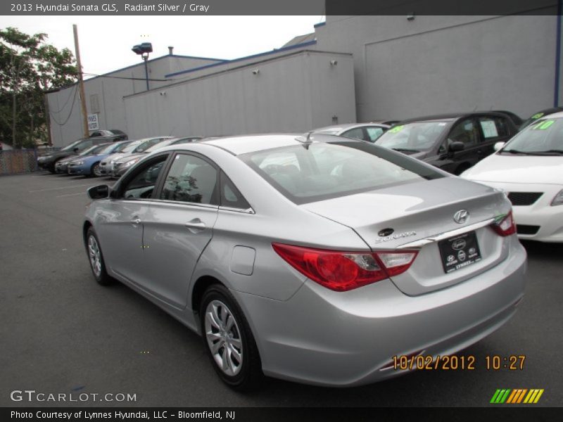 Radiant Silver / Gray 2013 Hyundai Sonata GLS