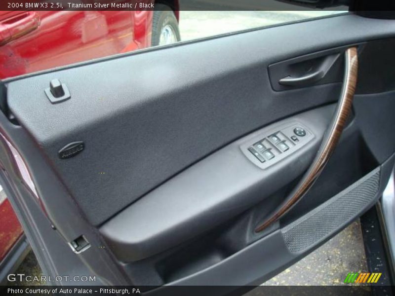 Titanium Silver Metallic / Black 2004 BMW X3 2.5i