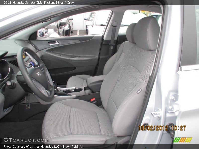 Radiant Silver / Gray 2013 Hyundai Sonata GLS