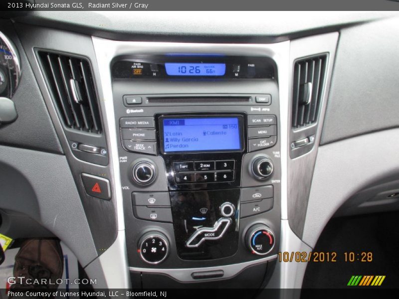 Radiant Silver / Gray 2013 Hyundai Sonata GLS